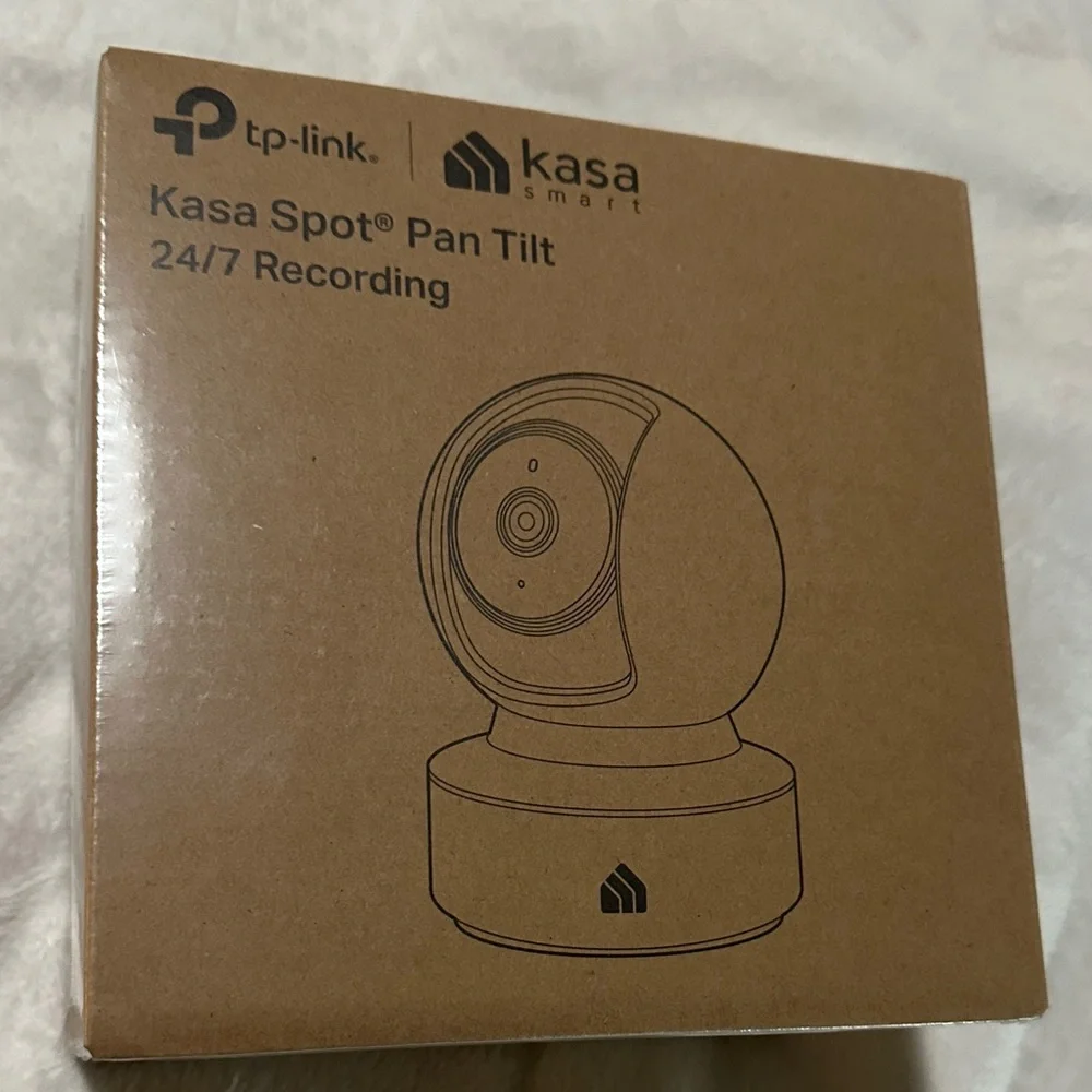 TP-Link Kasa Smart Camera in Brown Box